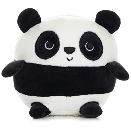 Yin Yang The Panda - Small Round Huggables - Stuffed Animal Plush 5 Inches